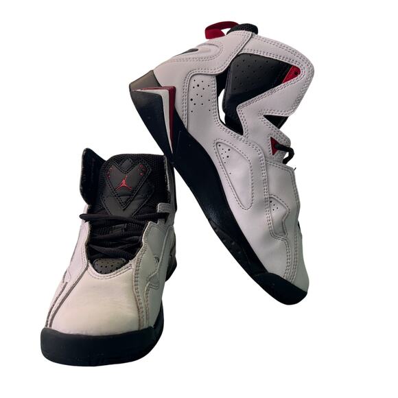 Air Jordan True Flight 343795-100 Black White Red Size 5Y (W 6.5 / M 5) - Picture 8 of 11